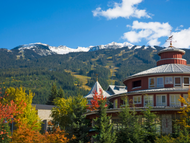 Whistler Village in fall